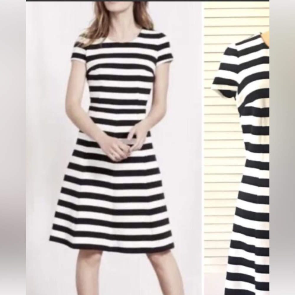 Boden striped dress in size 14Long. Preowned but good condition